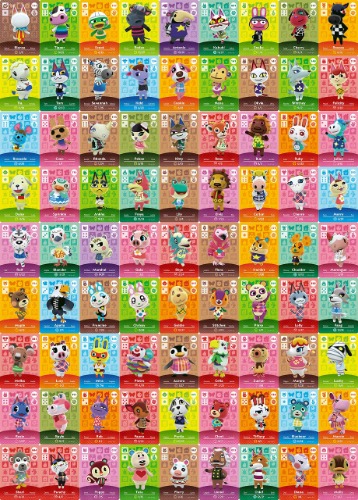81 pcs Mini Amiibo Cards Compatible with Animal Crossing New Horizons for Switch/Switch Lite/Wii U (81) - 