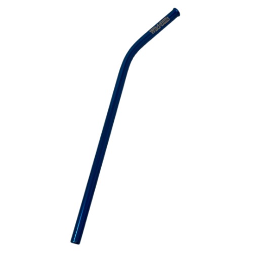 Metallic Blue Straw
