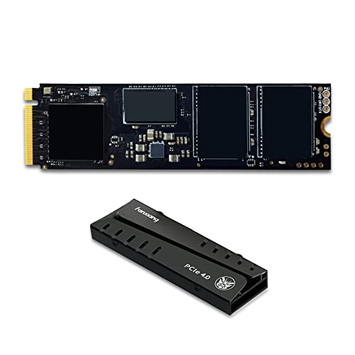 fanxiang S770 4TB PCIe 4.0 NVMe SSD M.2 2280 Internal Solid State Drive, Configure DRAM Cache, with Heatsink, Up to 7300MB/s, Perfectly Compatible with PS5 - PCIe 4.0-7300MB/s(S770) - 4TB