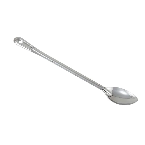 Winco Stainless Steel Solid Basting Spoon, 21-Inch