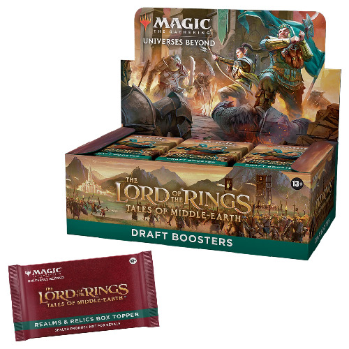 Magic the Gathering The Lord of The Rings Tales of Middle Earth Draft Boosters Card Game (36 Boosters Per Display)