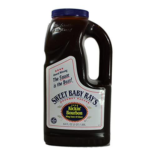 Sweet Baby Rays Kickin' Bourbon 64 Oz. - Bourbon - 64 Fl Oz (Pack of 1)