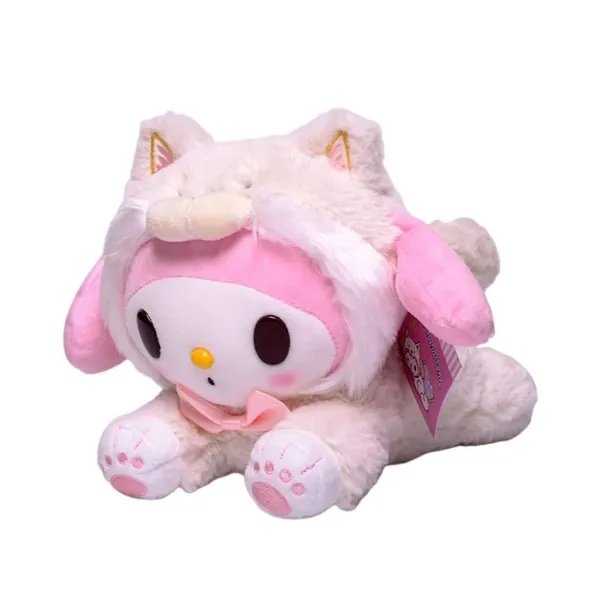 Cartoon Stuffed Animal Shiba Inu Dress Up My Melody Cinnamon Anime Plush Toy Melody Plush Doll Cute Skin-Friendly Soft Doll Doll Beautiful Gift A - 