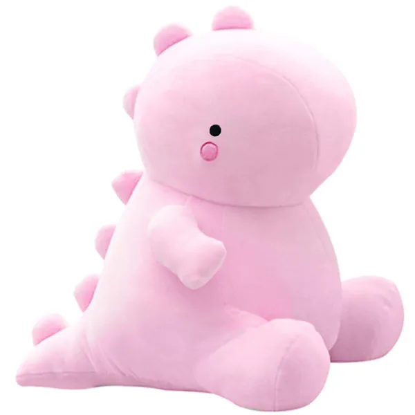 VHYHCY Cute Dinosaur Plush Toys, Fat Dinosaur Stuffed Animals Toys Dolls, Soft Plush Stuffed Animal Dino Plushie, Birthday Gifts for Kids Girls Boys Pink 12 inch - Sweet Pink 12 inch