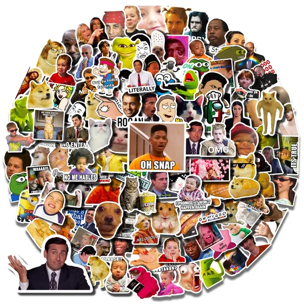 150 Pcs Funny Stickers,Meme Stickers,Funny Stickers for Adults,Vinyl Stickers Waterproof for Adults,Laptop Sticker Pack,Bumper,Water Bottles,Computer,Phone,Hard Hat,Car Stickers and Decals