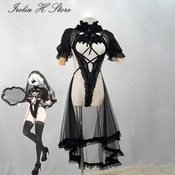 74.62US $ 5% OFF|Irelia H Store NieR:Automata Cosplays 2B Cosplay YoRHa No 2 Type B sexy lingeries|Game Costumes|   - AliExpress