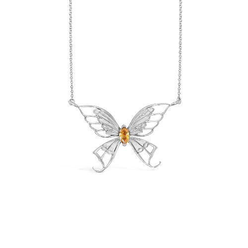 Stella Wings Necklace | Gemstone
