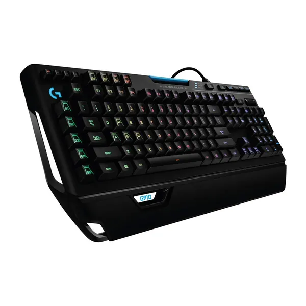 Logitech G910 Orion Spectrum RGB Wired Mechanical Gaming Keyboard , Black - Keyboard