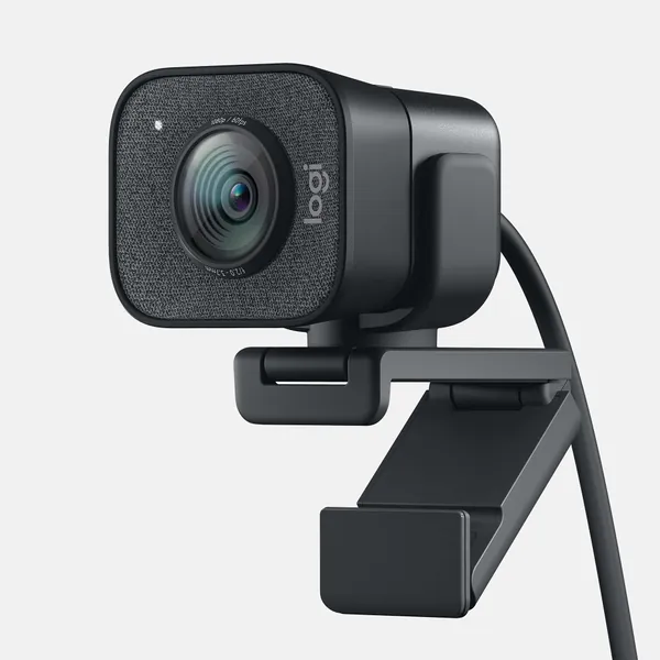 Logitech for Creators StreamCam Premium Webcam for Streaming and Content Creation, Full HD 1080p 60 fps, Premium Glass Lens, Smart Auto-Focus, for PC/Mac – Graphite - Graphite StreamCam - Single