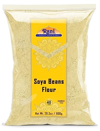 Rani Soya Beans Flour (Soy flour) 28oz (800g) ~ All Natural | Vegan | Gluten Friendly | NON-GMO | Kosher | Indian Origin