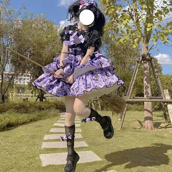 Haunted Lolita Dress - Purple