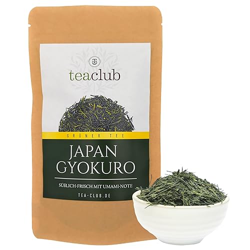 Japan Gyokuro Grüntee Kagoshima 100g, Japanischer Grüner Tee Lose Blätter, Feine Süße und Umami, TeaClub Green Tea - 100 g (1er Pack)
