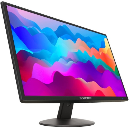 Sceptre 20" 1600x900 75Hz Ultra Thin LED Monitor 2x HDMI VGA Built-in Speakers, Machine Black Wide Viewing Angle 170° (Horizontal) / 160° (Vertical) - 20" 75Hz Monitor