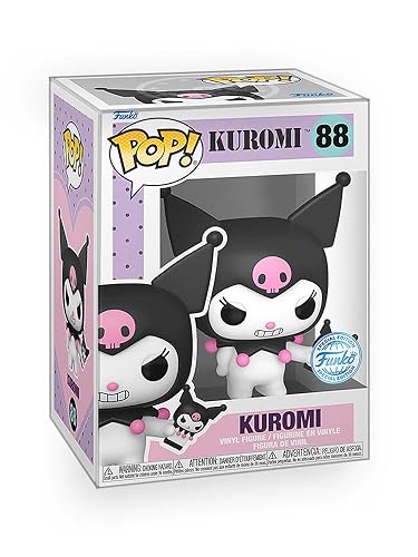 Epic Collectibles Pop Hello Kitty - Kuromi with Phone Exclusive Vinyl Figure Collectibles Bundle with Compatible Funko Box Protector