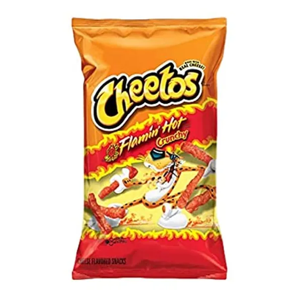 Cheetos Flamin Hot Crunchy 8oz/226.8g US IMPORT                        