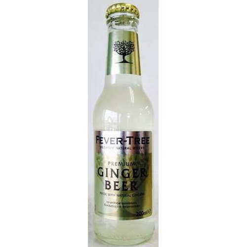 Fever Tree Premium Ginger Beer, 6.8 fl oz x 6 Bottles