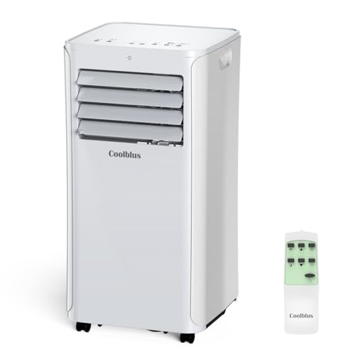 Coolblus portable air conditioner,12000 BTU portable ac unit up to 550 Sq,3 IN 1 with Remote Control,White - 12000BTU