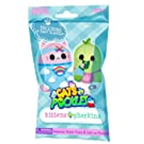 Kittens vs Gherkins - Mystery Bag - Contains 1 Pair of 3" Bean Filled Plushies! Collect These as Stocking Stuffers, Fidget Toys or Sensory Toys. Great for Kids, Boys, & Girls - Collect Them All!