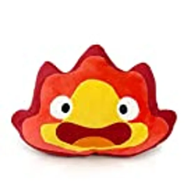 Amishify 12.9 inch Calcifer Plush Fire Demon Pillow The Best Gift for Kids and Fans