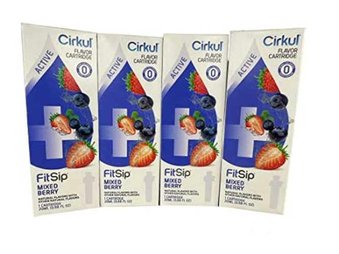 Cirkul FitSip Mixed Berry Flavor Cartridge (4 Pack)