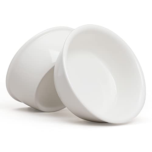 FUKUMARU 2PCS Ceramics Pet Bowl Set, Microwave Heating Food Bowls, Cat & Dog Food and Water Replacement Bowl for FUKUMARU CC50/CC70/CC80 - 2 PCS