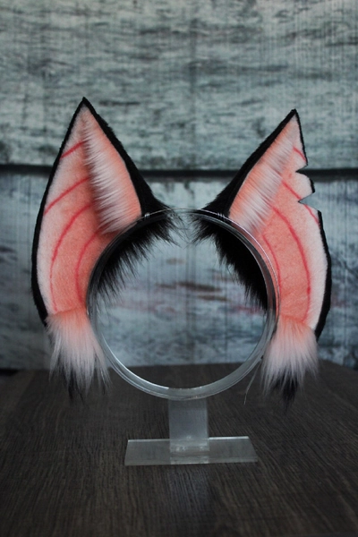 Bat Ears - Black & Pink