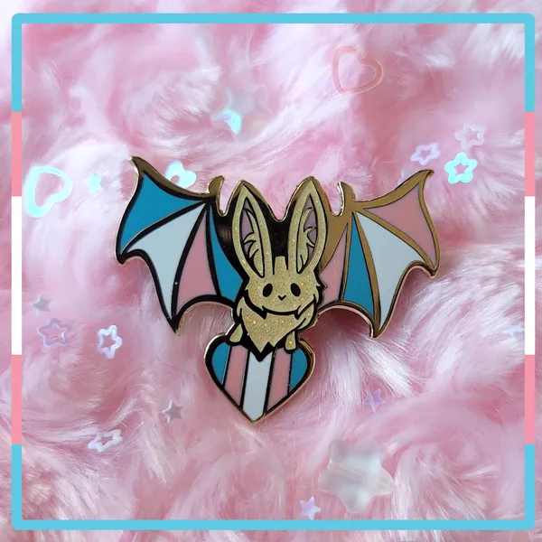 LGB(a)T enamel pin - Transgender pride edition