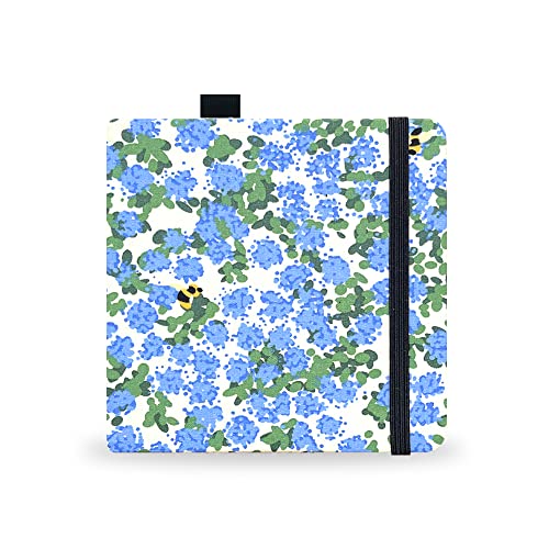 Watercolor Journal Hardbound - blue chickweeds
