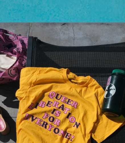 Queer Liberation Is For Everyone T-Shirt SUNFLOWER | M