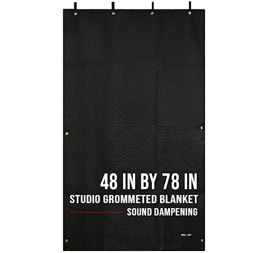 DIY BOOTH BUILD: Sound Dampening Blanket 4 Pack - 78x48" 