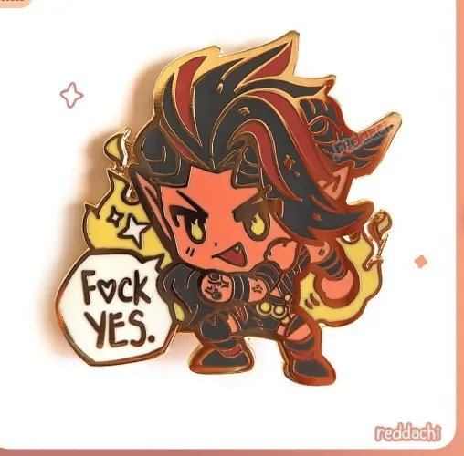 Karlach F*ck yes Pin