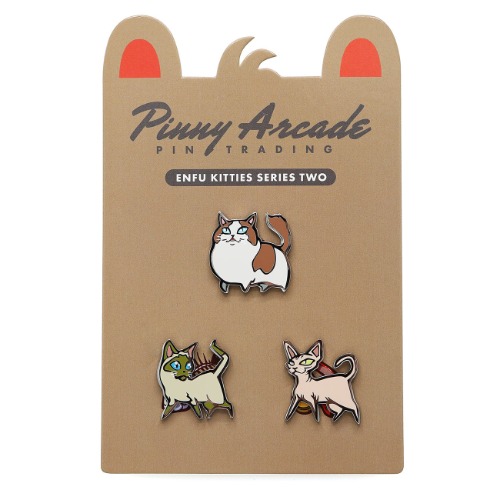 Pimmy Arcade - Enfu Kitties Series 2 Pin Set 