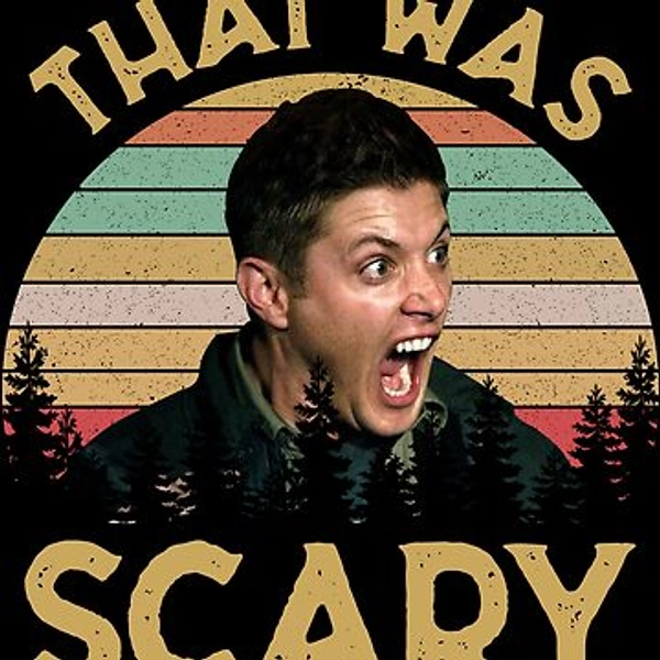 Dean Winchester Supernatural That Was Scary Funny Vintage Retro  | Throw Blanket
