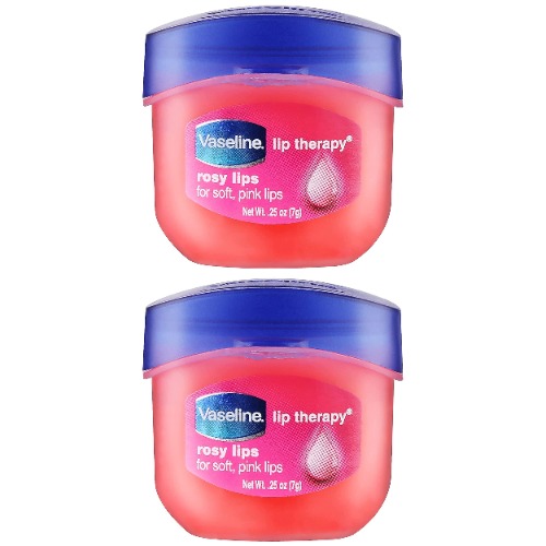 Vaseline Lip Therapy Rosy I Nourishing Lip Balm for Optimal Hydration I Double Package (1 x 2 x 7 g)