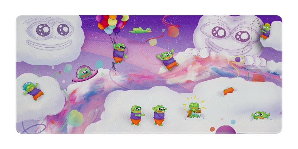 Peepo Paradise Desk Mat (Collab @ PeepoParadise)