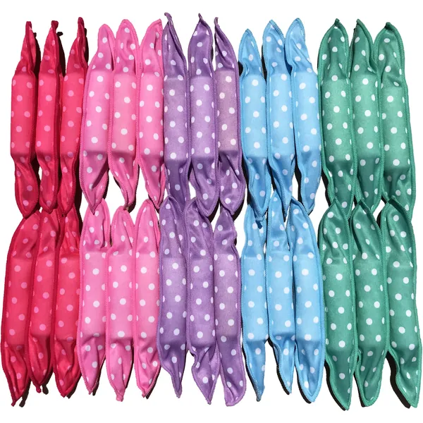 40 pieces soft sleep hair rollers pillow sponge rollers stain no heat foam hair rollers overnight hair rollers …