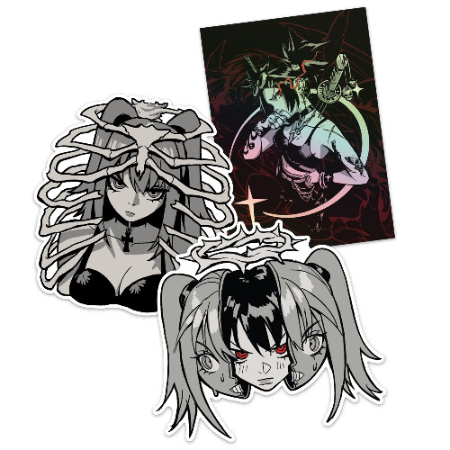 Bones Stickers 3 Pack