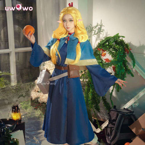 Uwowo Collab Series: Anime Delicious in Dungeon Marcille Donato Cosplay Costume - M
