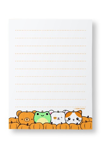Strange Magic - Pumpkin Patch - A2 Memo Pad