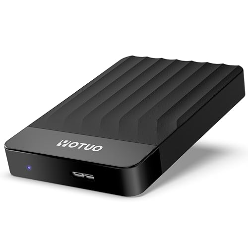 YOTUO Portable External Hard Drive 1TB Storage Expansion Mobile HDD USB 3.0 for PC, Mac, Desktop, Laptop, PS4, PS5, PlayStation, Xbox One X/S, Xbox 360, Xbox Series X/S, Office & Game (Black, 1TB) - 1TB - Black