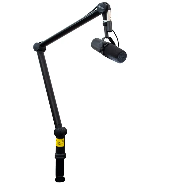IXTECH Boom Arm - Adjustable 360° Rotatable Microphone Arm - Sturdy Stainless Steel Mic Arm Desk, Table Stand - Foldable Scissor Arm - Stable Microphone Mount Arms for Radio Studio, Podcast, Gaming