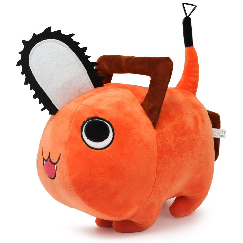 Hislovy 40CM Orange Plüschtier Stofftier Kuscheltier Plüsch Puppe Kuschelkissen Stofftierpuppe Dekoration Weihnachten Geburtstag Geschenke für Jungen Mädchen Kinder