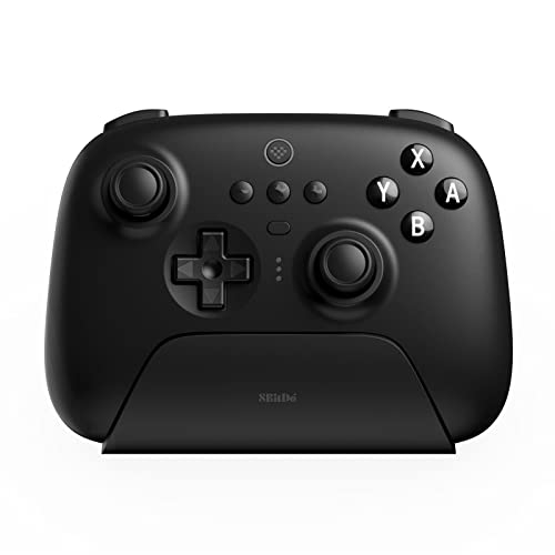 8Bitdo Ultimate Bluetooth Controller with Charging Dock for Switch and Windows, Black - Black