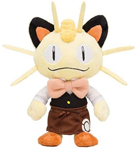 Pokémon - Pokémon Cafe Meowth Plushie (Pokémon Center) - Brand New