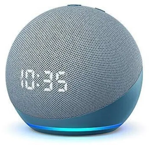 Amazon Echo Dot (4th Generation) with Clock