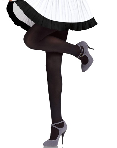 Hanes Women's Curves Sheer Black Tights HSP006 - 1 Black Large