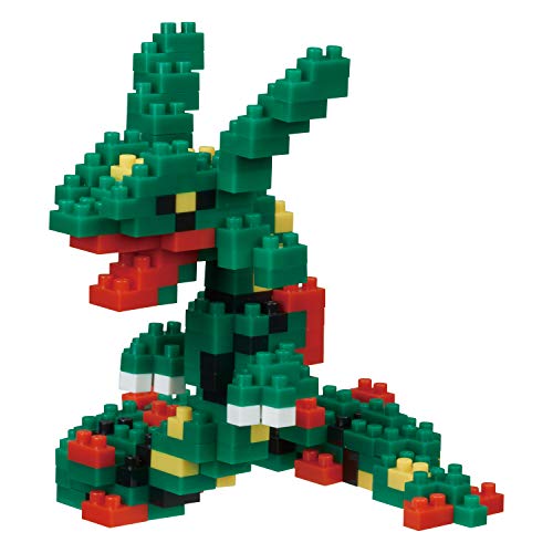 nanoblock - Rayquaza [Pokémon], Pokémon Series Building Kit, 240 pieces - Rayquaza