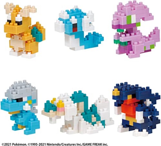 Nanoblock Pokemon Type Dragon Vol. 1, 6 Piece Building Block Set, Plastic, 8+ - Pokemon - Pokemon Type Dragon Vol. 1