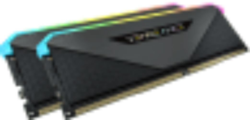 VENGEANCE® RGB RT 32GB (2 x 16GB) DDR4 DRAM 3600MHz C16 Memory Kit – Black