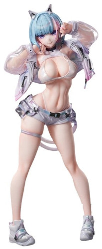 Original - Kin Mirai Nekomata Miu - 1/6 - Deluxe Version 🩵